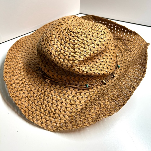 Forever 21‎ Women's Woven Straw Western Hat - Picture 3 of 9